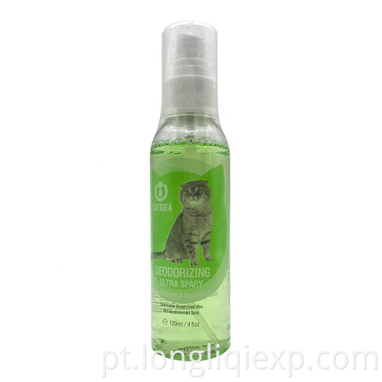 120ml Desodorante Cat spray de alta qualidade desodorizante para animais de estimação